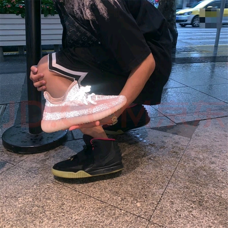 阿迪达斯（adidas）男鞋女鞋 Yeezy 350 V2 BOOST 椰子350满天星 潮流运动鞋 FV5666/粉满天星 37