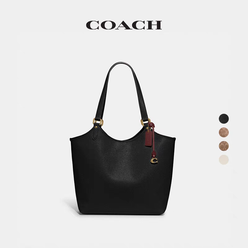 COACH/蔻驰官方 奥莱款LAUREL女士C纹印花单肩手提包流浪包CBH87
